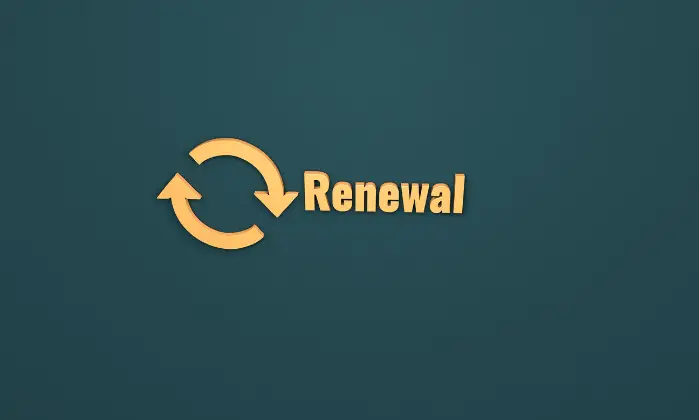 renewal written