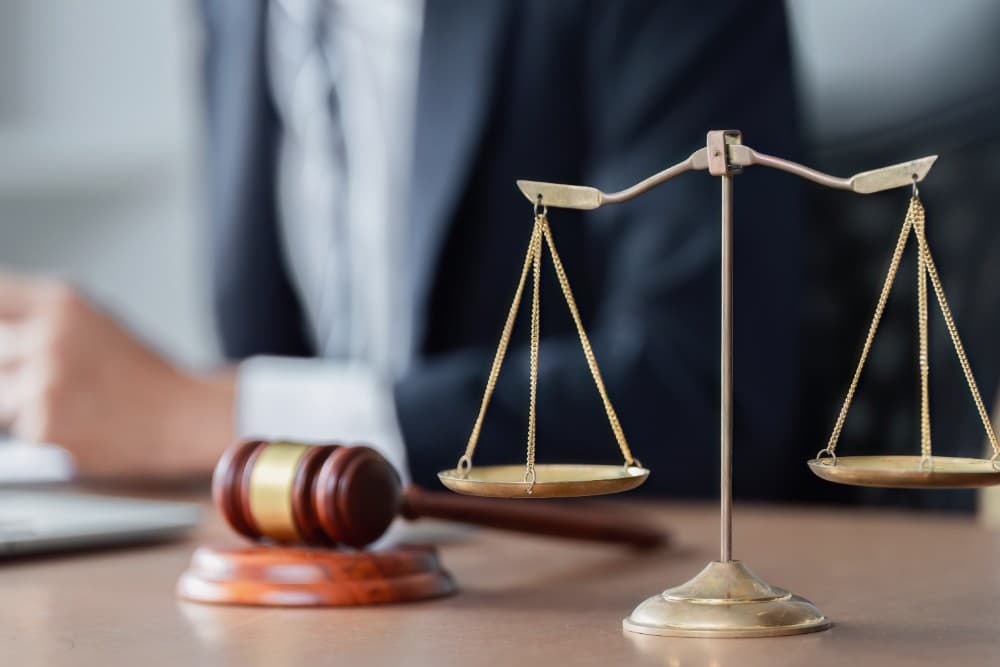 Lawyer working on a mass arbitration case